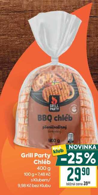 Grill Party Chléb 400 g