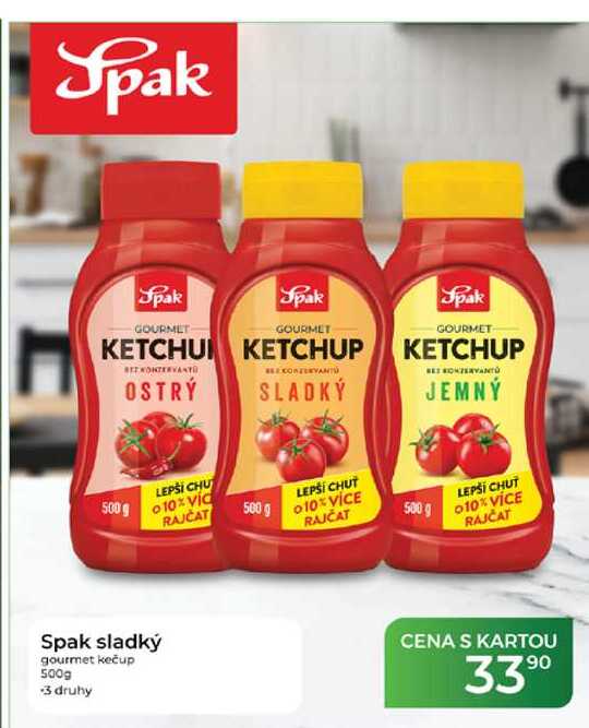 Spak sladký gourmet kečup 500g 