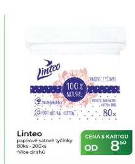 Linteo papírové vatové tyčinky 80 kS-200ks  