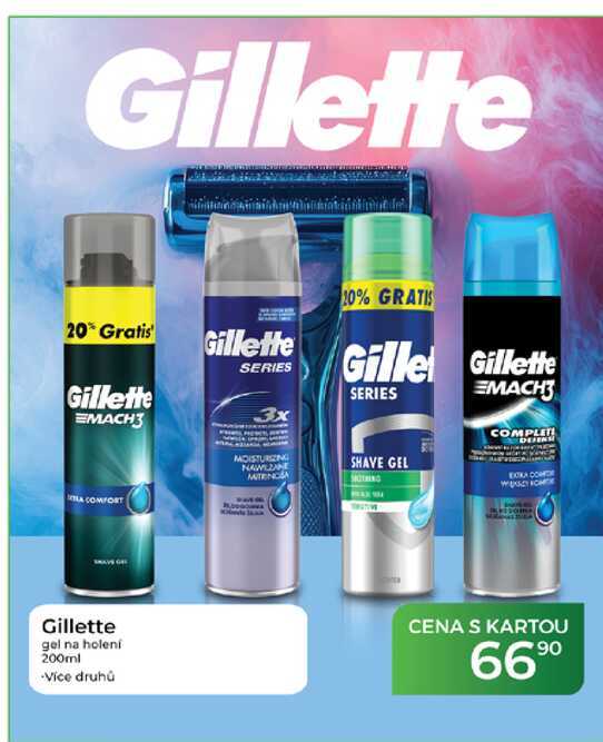 Gillette gel na holení 200ml  
