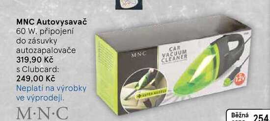 MNC Autovysavač, 60 W. připojení do zásuvky autozapalovače  