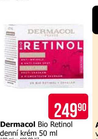 Dermacol Bio Retinol denní krém 50 ml 
