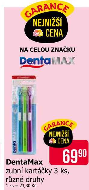 DentaMAX zubní kartáčky 3 ks, různé druhy 