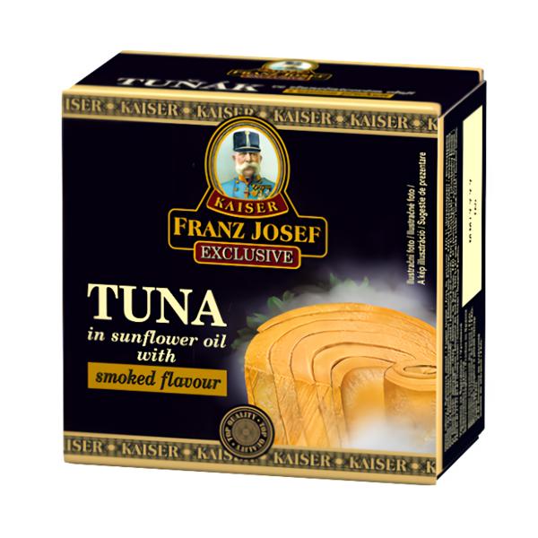Franz Josef Kaiser Tuňák celý v rostlinném oleji s uzenou příchutí