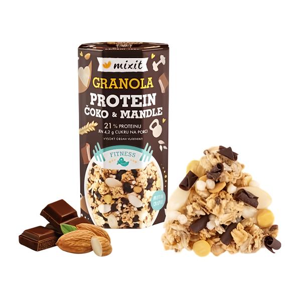 Mixit Proteinová granola - čoko & mandle