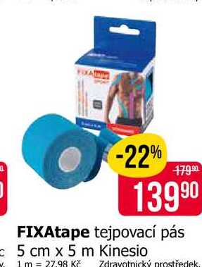FIXAtape tejpovací pás 5 cm x 5 m 