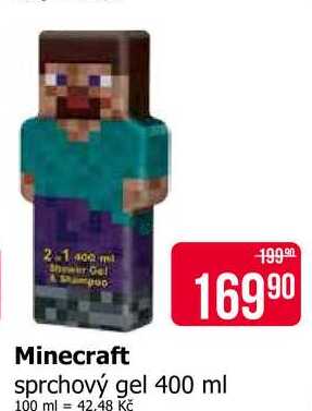 Minecraft sprchový gel 400 ml 