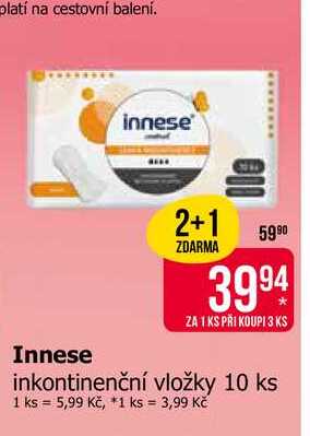 Innese inkontinenční vložky 10 ks 