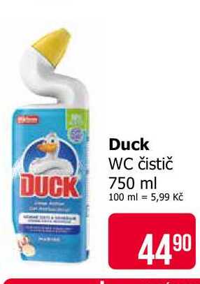 Duck WC čistič 750 ml 