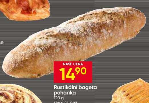 Rustikální bageta pohanka 120 g 