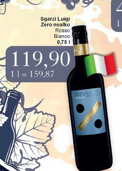 Sgarzi Luigi Zero nealko Rosso Bianco 0,75l