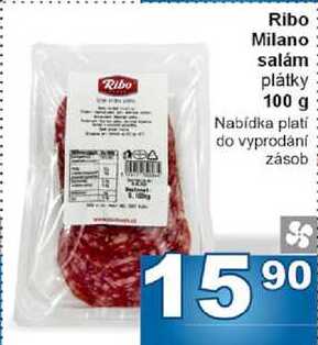 Ribo Milano salám plátky 100 g 