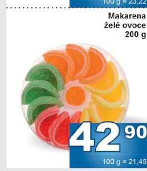 Makarena želé ovoce 200 g