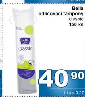 Bella odličovací tampony classic 150 ks