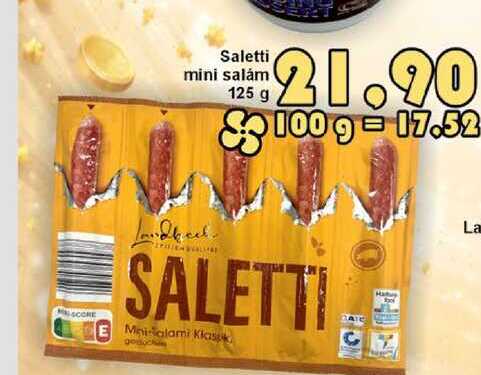 Saletti mini salám 125 g