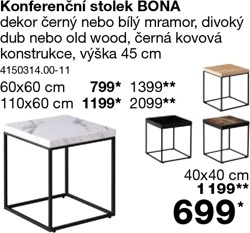 Konferenční stolek BONA