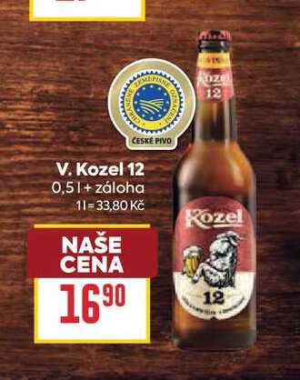 V. Kozel 12 0,5l