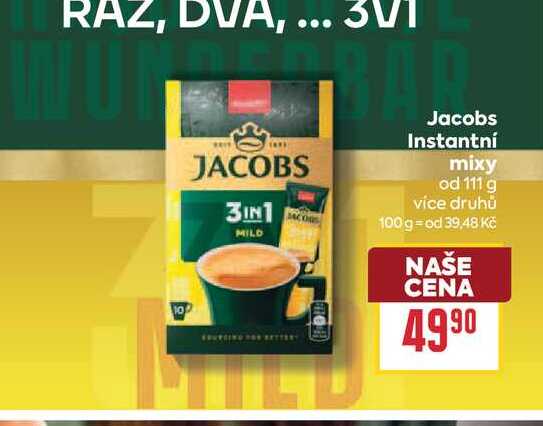 Jacobs Instantní mixy od 111 g 