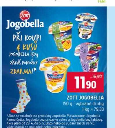 ZOTT JOGOBELLA 150 g vybrané druhy 