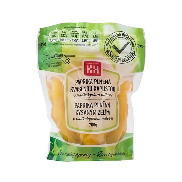 H+H Paprika plněná kysaným zelím ve slakokyselém nálevu