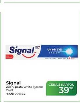 Signal Zubní pasta White System 75ml 