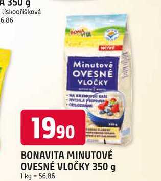 BONAVITA MINUTOVÉ OVESNÉ VLOČKY 350 g 