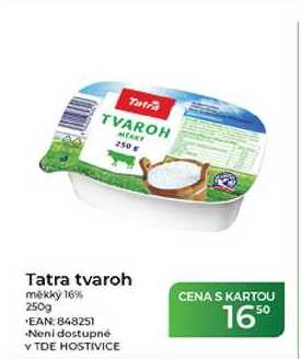 Tatra tvaroh měkký 16% 250g 