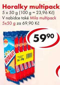 Horalky multipack, 5x 50 g