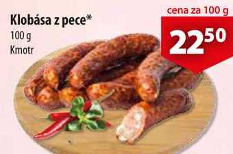 Klobása z pece, 100 g