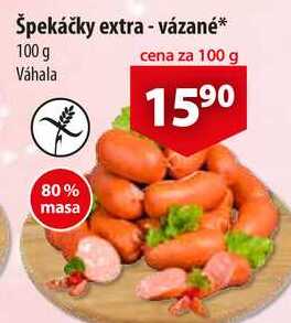 Špekáčky extra - vázané, 100 g
