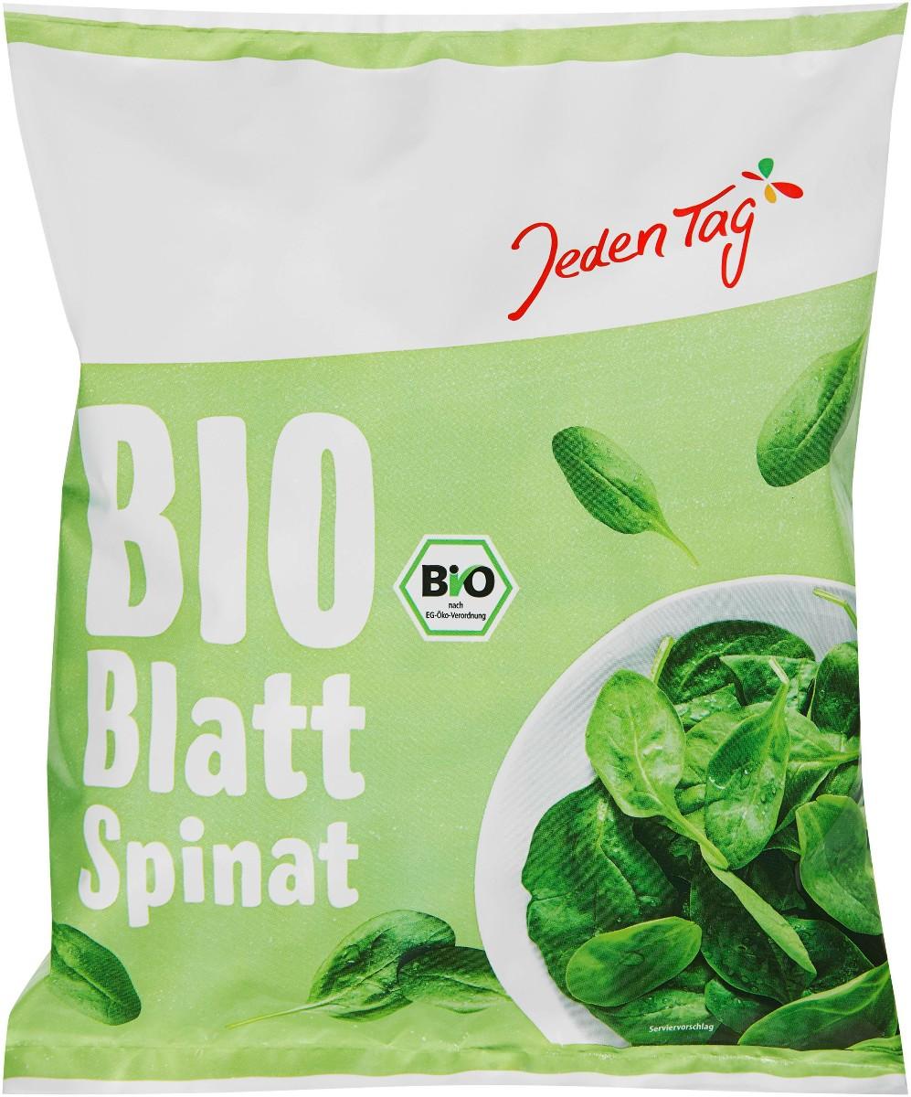 Jeden Tag BIO Listový špenát, 750 g
