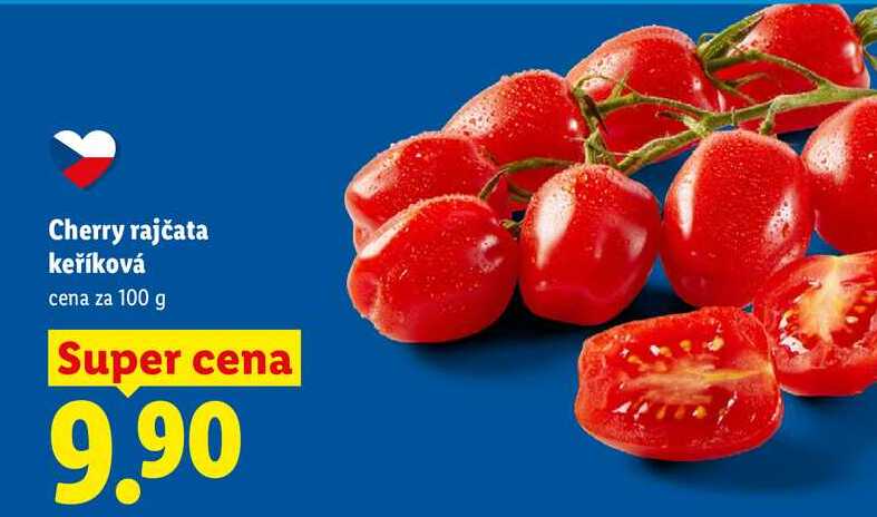 Cherry rajčata keříková, cena za 100 g