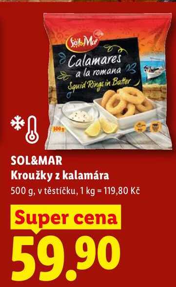 SOL&MAR Kroužky z kalamára, 500 g
