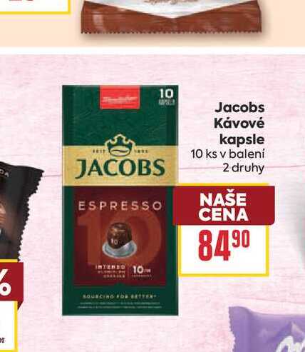 Jacobs Κάνονé kapsle 10ks v balení