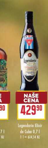 Legendario Elixir de Cuba 0,7l