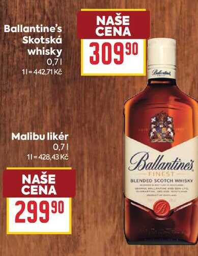 Ballantine's Skotská whisky 0,7l