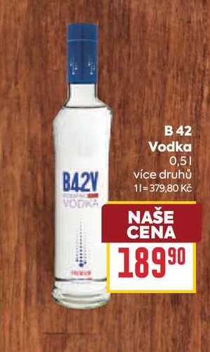 B 42 Vodka 0,5l