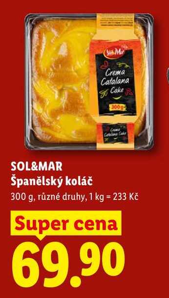 SOL&MAR Španělský koláč, 300 g
