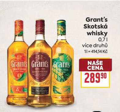 Grant's Skotská whisky 0,7l