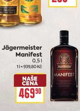 Jägermeister Manifest 0,5l