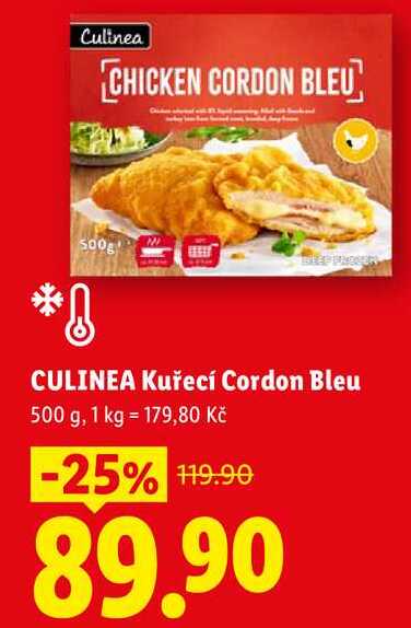 CULINEA Kuřecí Cordon Bleu, 500 g