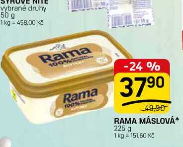 RAMA MÁSLOVÁ* 225 g 
