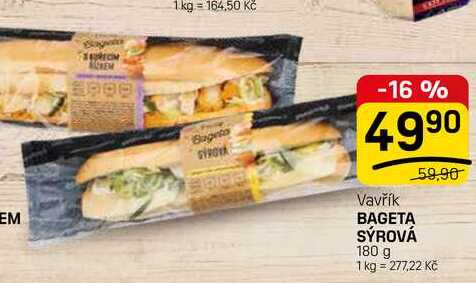 BAGETA SÝROVÁ 180 g 