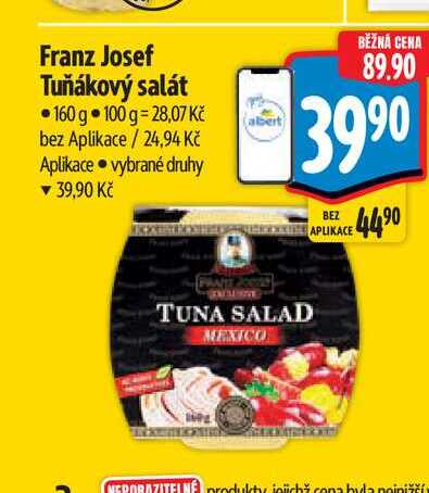 Franz Josef Tuňákový salát 160 g  