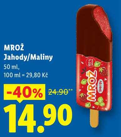 MROŽ Jahody/Maliny, 50 ml