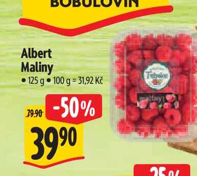 Albert Maliny  125 g