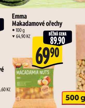 Emma Makadamové ořechy 100 g 