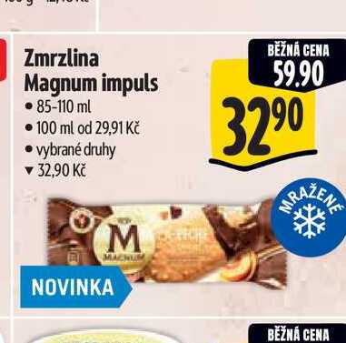 Zmrzlina Magnum impuls  85-110 ml  