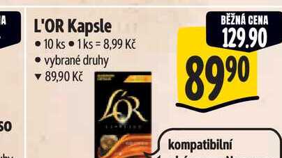   L'OR Kapsle  10 ks 