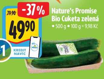 Nature's Promise Bio Cuketa zelená, 500 g